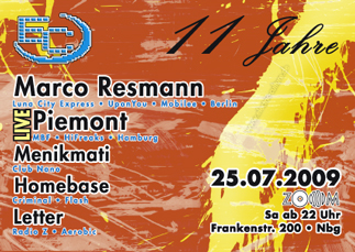 FLYER 11 Jahre Electric Culture FLYER 11 Jahre Electric Culture