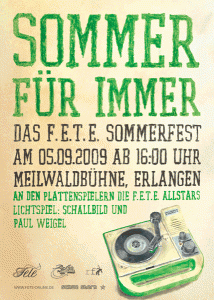Sommer für Immer Flyer Rückseite